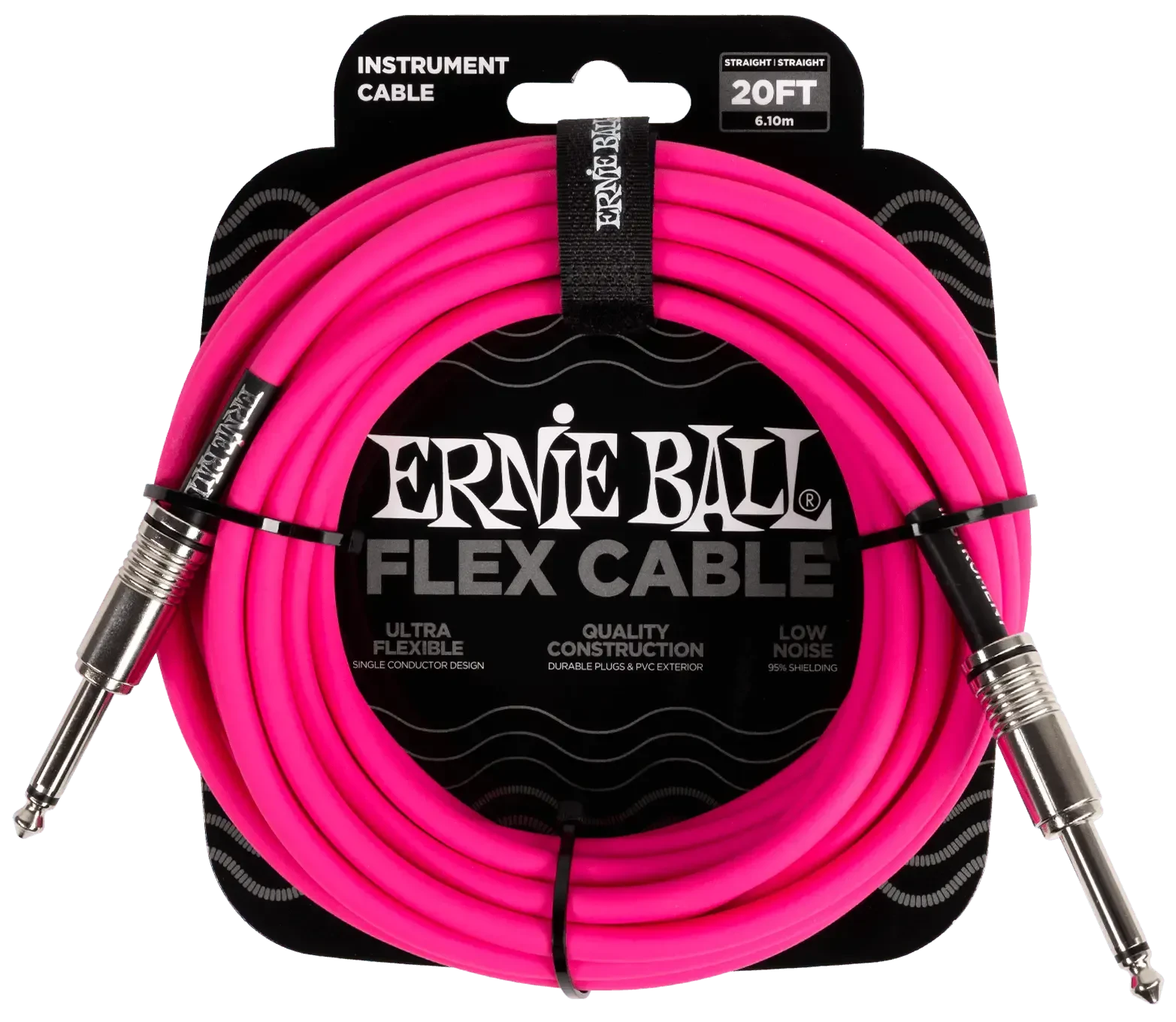 Инструментальный кабель Ernie Ball 6418 6м Flex Pink