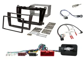 Einbauset Lenkradadapter Doppel DIN Autoradio für Mazda 6 2008-2012 Klavierlack