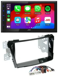 JVC Bluetooth 2DIN MP3 DAB USB Autoradio für Hyundai i40 ab 11 VF Klavierlack AU