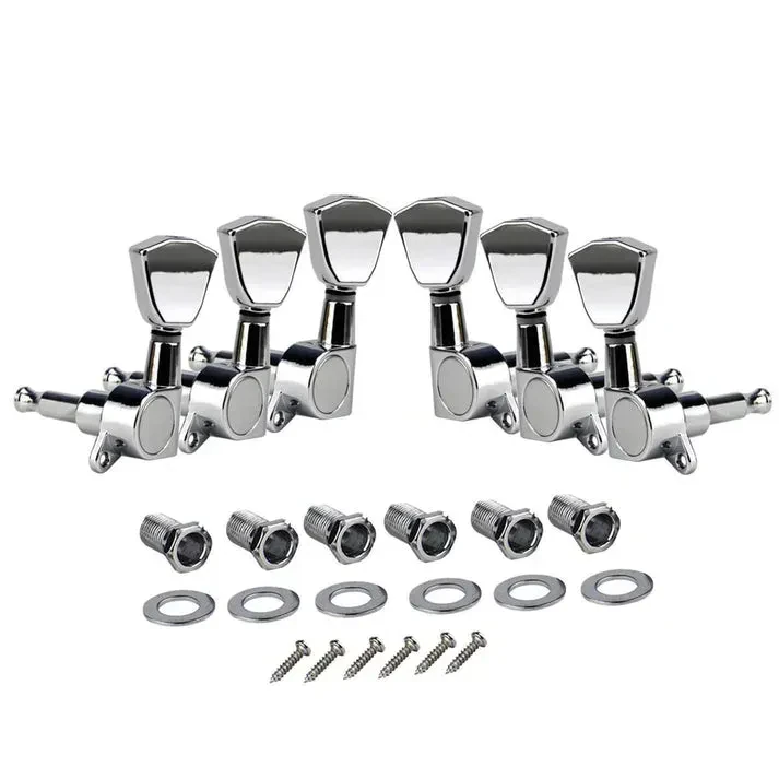 Колки гитарные FLEOR M00787-1 Chrome