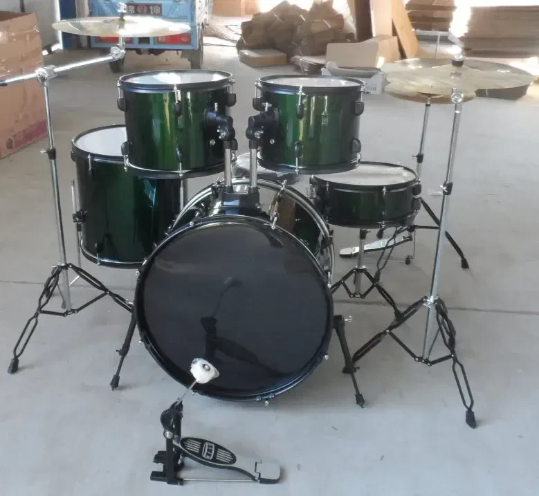 Барабанная установка TJW JW225-E5-GR зеленая