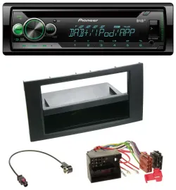 Pioneer USB MP3 DAB AUX CD Autoradio für Ford Fusion Transit Kuga 05-12 schwarz
