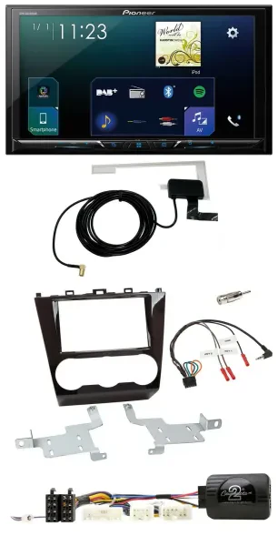 Pioneer 2DIN DAB USB Lenkrad Bluetooth Autoradio für Subaru Forester ab 2015