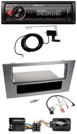 Автомагнитола для Ford Mondeo 2004–2007 Pioneer CD/MP3, DAB, USB, поддержка управления на руле, антрацит