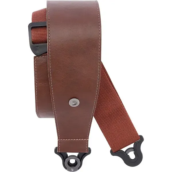 Ремень для гитары D'Addario Comfort Leather Auto Lock Brown 3 in.