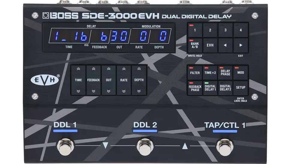 Обзор педали Boss SDE-3000EVH Dual Digital Delay
