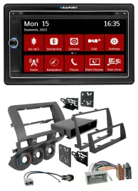 Blaupunkt Bluetooth DAB 2DIN USB DVD MP3 Autoradio für Honda Fit 06-07 nur US-Im