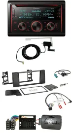 Pioneer 2DIN Lenkrad DAB USB CD Bluetooth Autoradio für BMW 5er E39 01-04 Aktivs