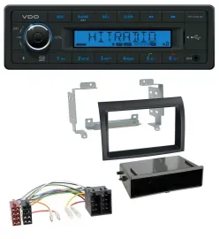Автомагнитола для Fiat Ducato (2006–2010) VDO Bluetooth, USB, AUX, MP3 черная
