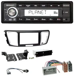 Continental USB 1DIN AUX DAB MP3 Autoradio für Honda Accord (ab 2011)