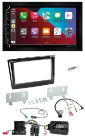 ESX 2DIN DAB USB Lenkrad Bluetooth Autoradio für Fiat Doblo ab 15 Mini-ISO piano