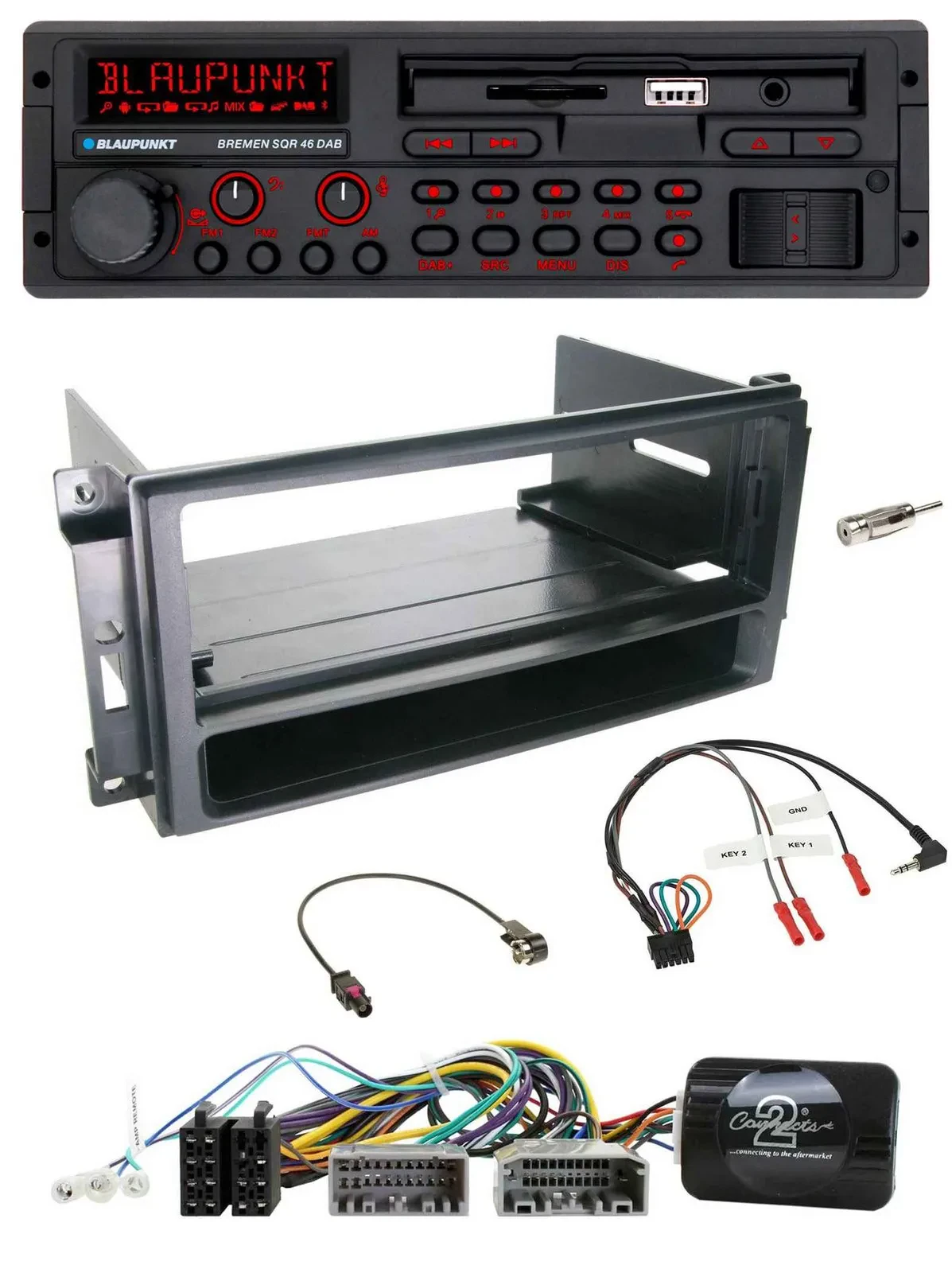 Blaupunkt SD Lenkrad USB Bluetooth DAB Autoradio für Chrysler Dodge Jeep