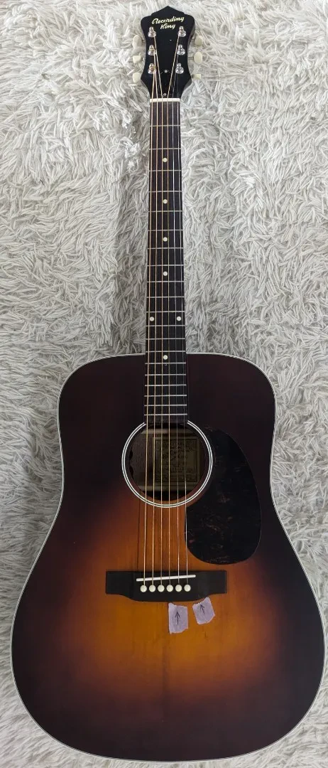Б/У Электроакустическая гитара Recording King RDS-11-FE3 Dreadnought, цвет Tobacco Burst