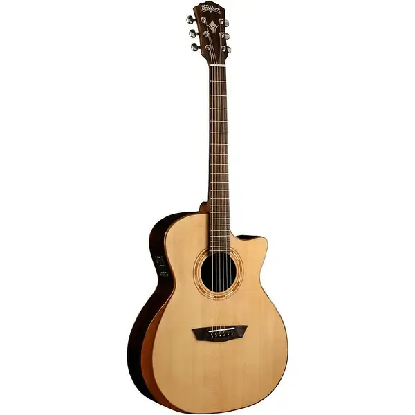 Электроакустическая гитара Washburn G20SCE Comfort 20 Grand Auditorium Cutaway Natural