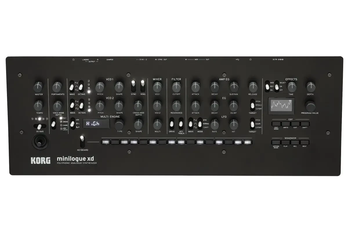 Синтезатор Korg minilogue xd module Keyboard Voice Expander and Desktop Synth Black