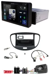 Pioneer DAB Lenkrad Bluetooth USB Autoradio für Hyundai i10 ISO 2009-2013 schwar