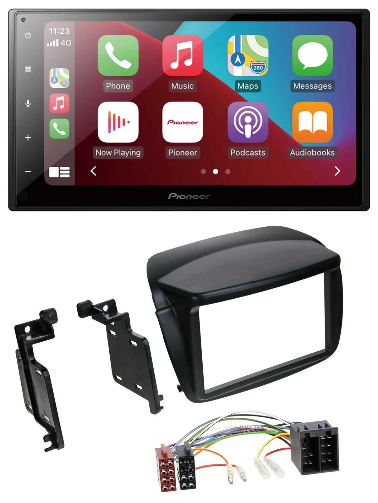 Pioneer USB MP3 DAB 2DIN Bluetooth Autoradio für Fiat Doblo ab 10 Opel Combo ab