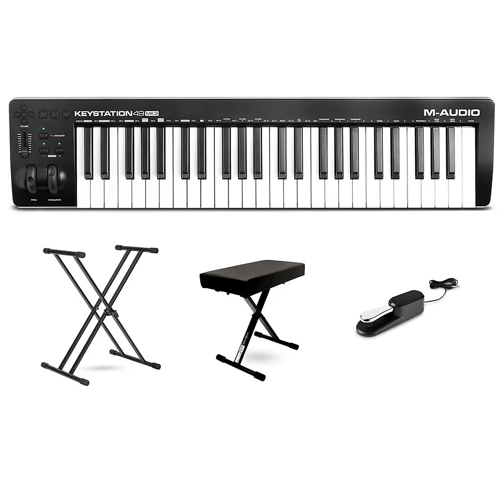 MIDI-клавиатура M-Audio Keystation 49 MK3 Essentials Bundle 49-Key