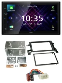 JVC DAB 2DIN MP3 Bluetooth USB Autoradio für Suzuki Grand Vitara ab 2005