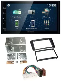 Kenwood 2DIN Bluetooth MP3 USB DAB Autoradio für Toyota Avensis 2003-2009