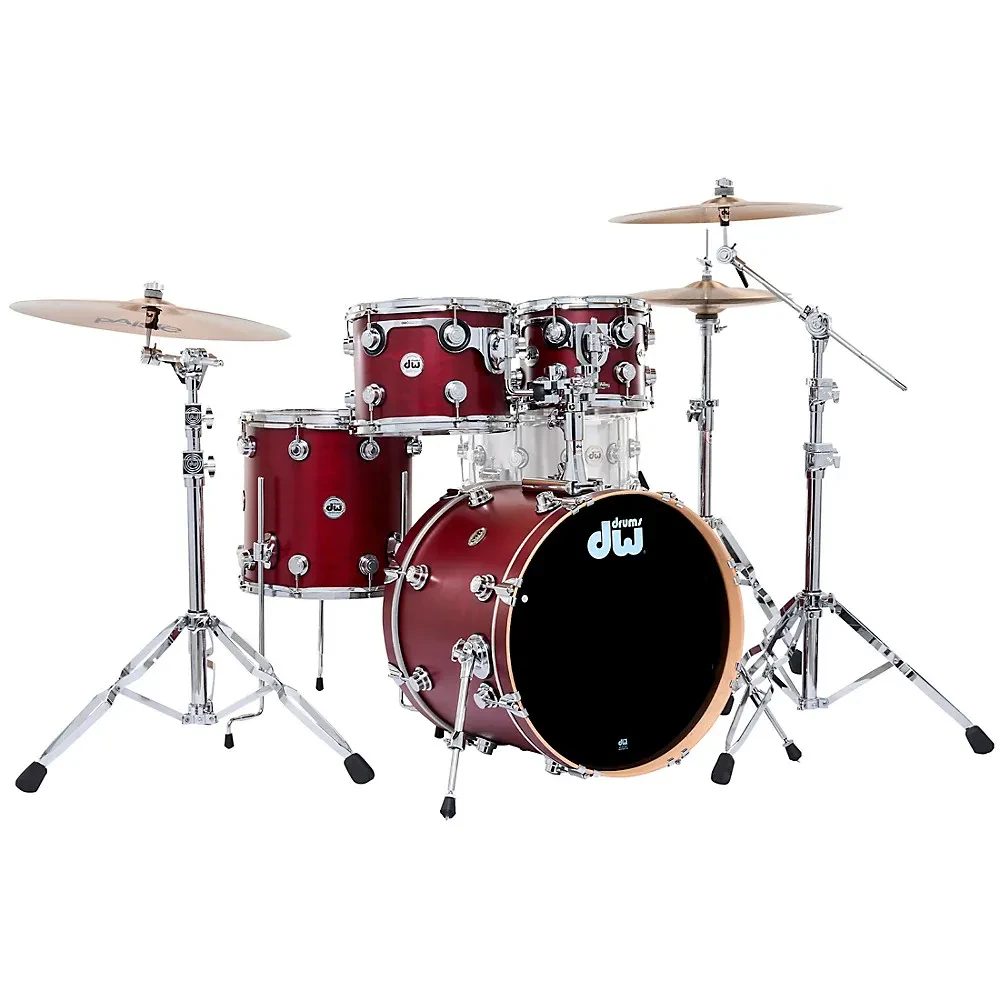 Барабанная установка DW Collector's Series SSC 22" бас-барабан, Cherry Satin Oil (набор, 4 шт.)