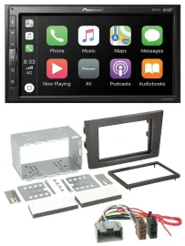 Pioneer USB MP3 DAB 2DIN Bluetooth Autoradio für Volvo XC 90 02-14 14 Pin