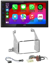 JVC Bluetooth USB MP3 2DIN DAB Autoradio für Nissan Pathfinder 07-13