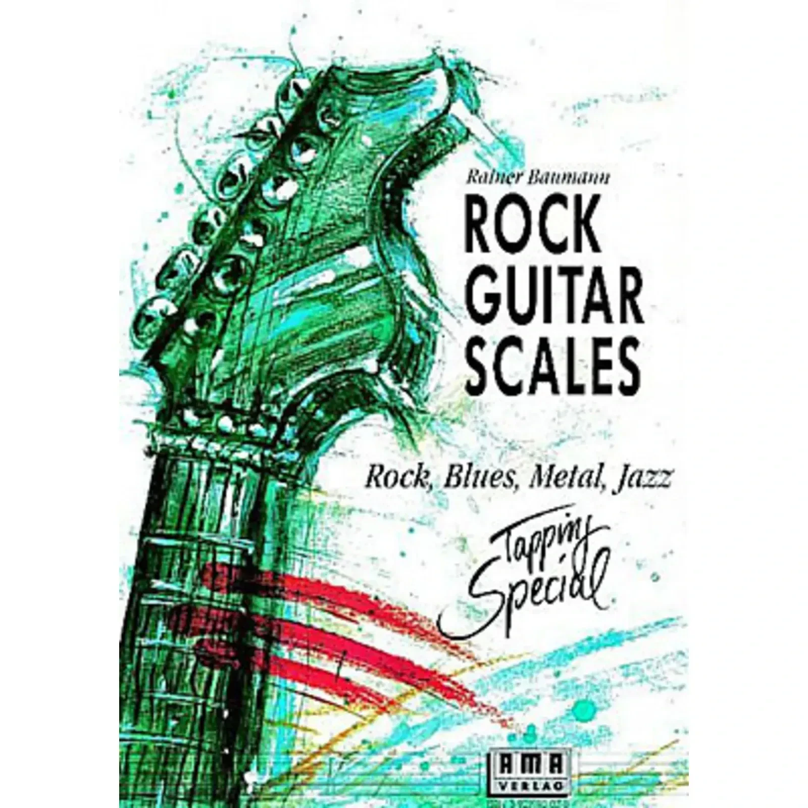 Учебное пособие AMA Verlag Rock Guitar Scales Rainer Baumann