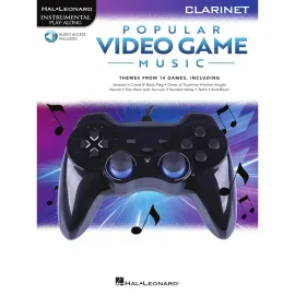 Сборник песен Hal Leonard Instrumental Play-Along: Popular Video Game Music Clarinet