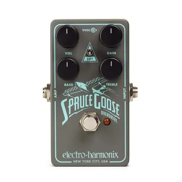 Педаль эффектов для электрогитары Electro-Harmonix Spruce Goose Overdrive Effects Pedal