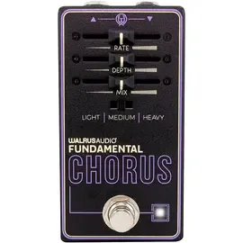 Педаль эффектов для электрогитары Walrus Audio Fundamental Series: Chorus Effects Pedal Black