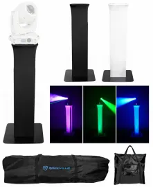 (1) Totem Light Stand Podium w/Black+White Scrims For Epsilon E-Beam 2RW