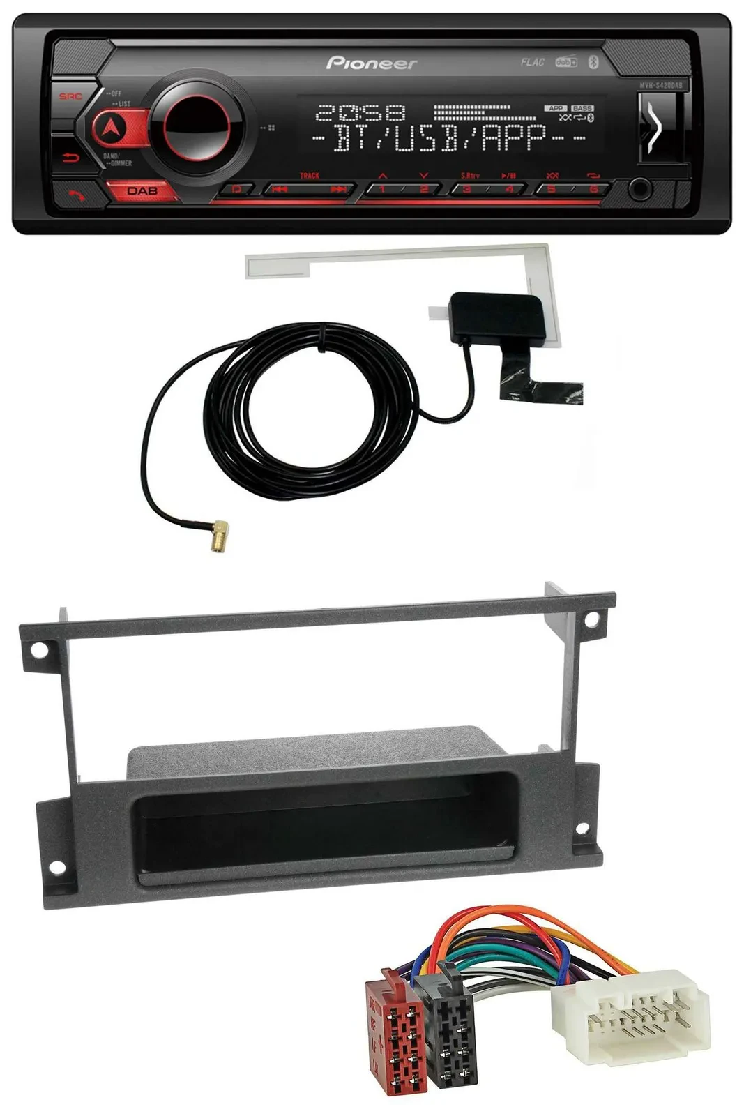 Pioneer DAB USB MP3 Bluetooth Autoradio für Suzuki Liana, Ignis (2000-2003)