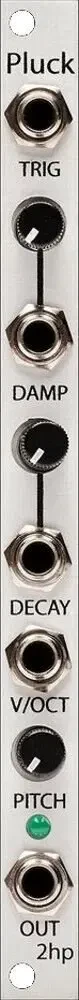 Модульный студийный синтезатор 2hp Pluck Karplus Strong Synth Eurorack Synth Module