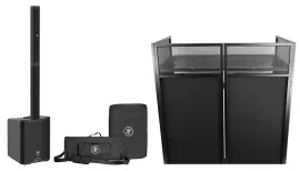 Mackie SRM-Flex 1300w Portable Line Array DJ Speaker PA System w/Sub+Bag+Booth