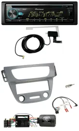 Pioneer MP3 Lenkrad CD USB DAB Autoradio für Renault Megane III 2009-2012 grau