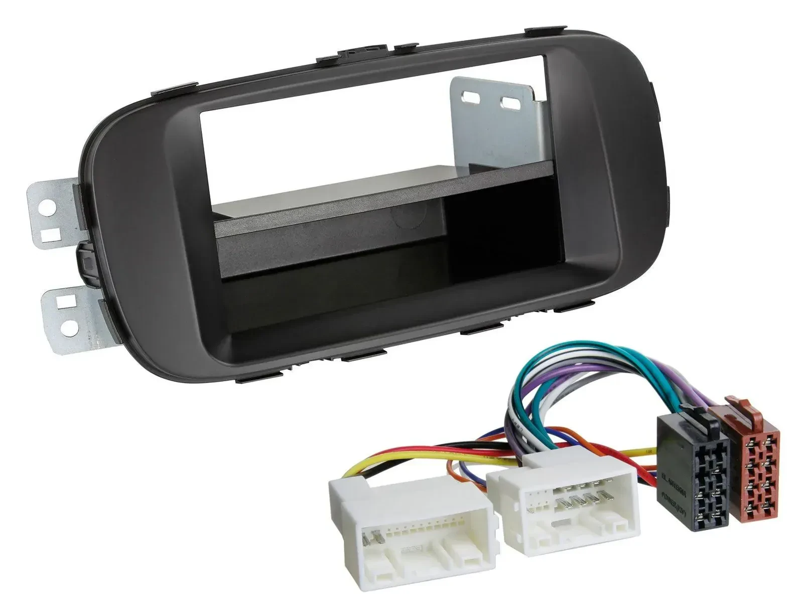 Einbauset DIN Autoradio für Kia Soul (PS ab 2014) schwarz