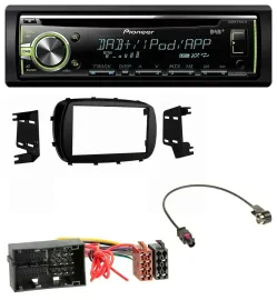 Pioneer DAB USB MP3 AUX CD Autoradio für Fiat 500X (ab 2015)