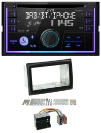 JVC MP3 USB 2DIN DAB Bluetooth CD Autoradio für Renault Megane 2009-2010