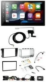 Pioneer Lenkrad USB Bluetooth DAB 2DIN Autoradio für Audi A6 C5 2001-2004 Aktivs