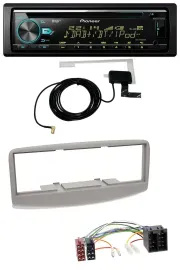 Pioneer MP3 AUX CD USB DAB Autoradio für Fiat Multipla 186 1999-2010 grau