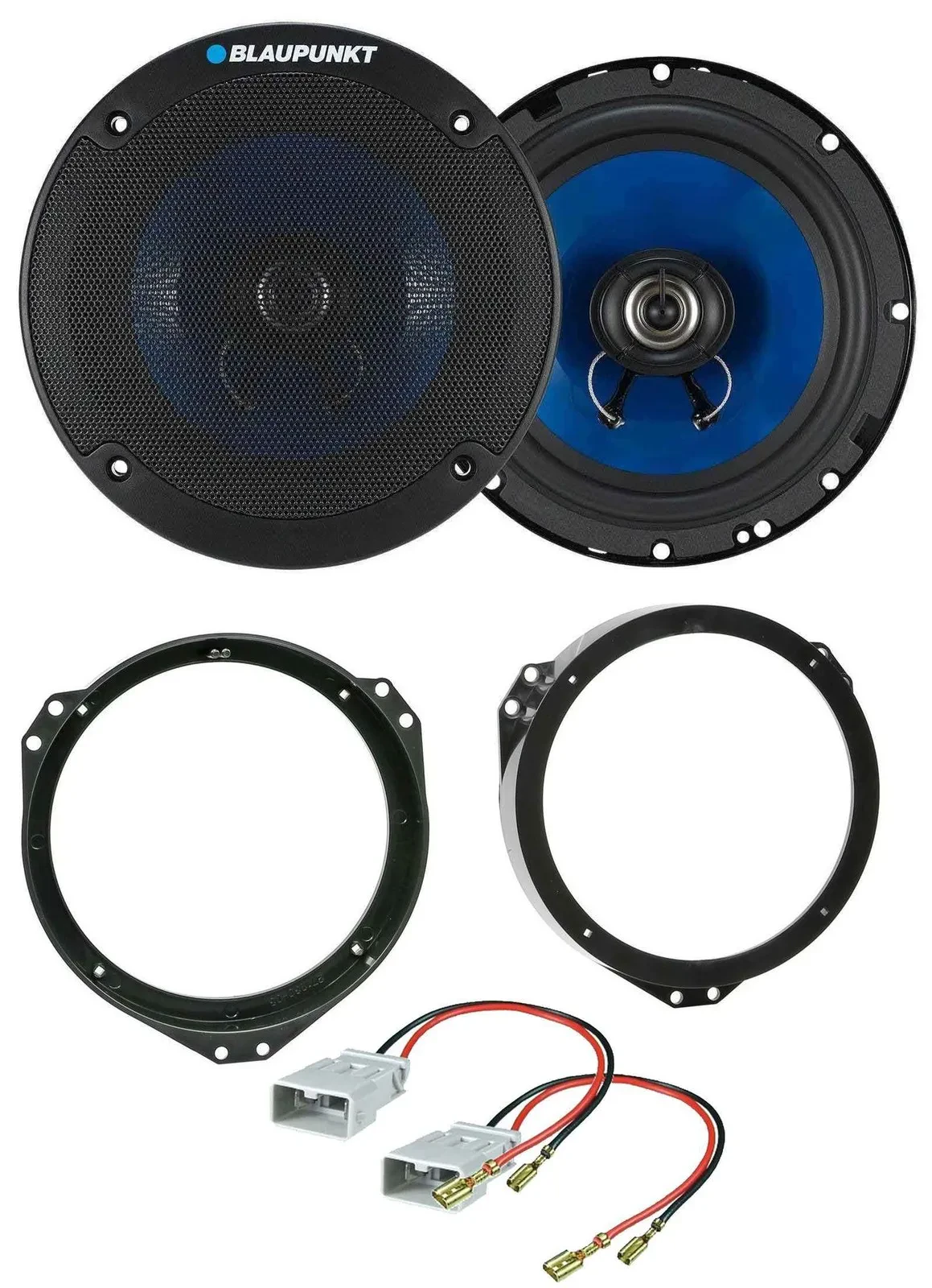 Blaupunkt 2-Wege 250Watt 16,5cm Lautsprecher für Honda Jazz 02-08 Fronttür Auto