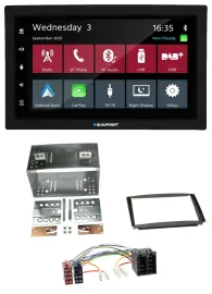 Blaupunkt 2DIN MP3 USB Bluetooth DAB Autoradio für Kia Ceed 01-09 proCeed 08-11
