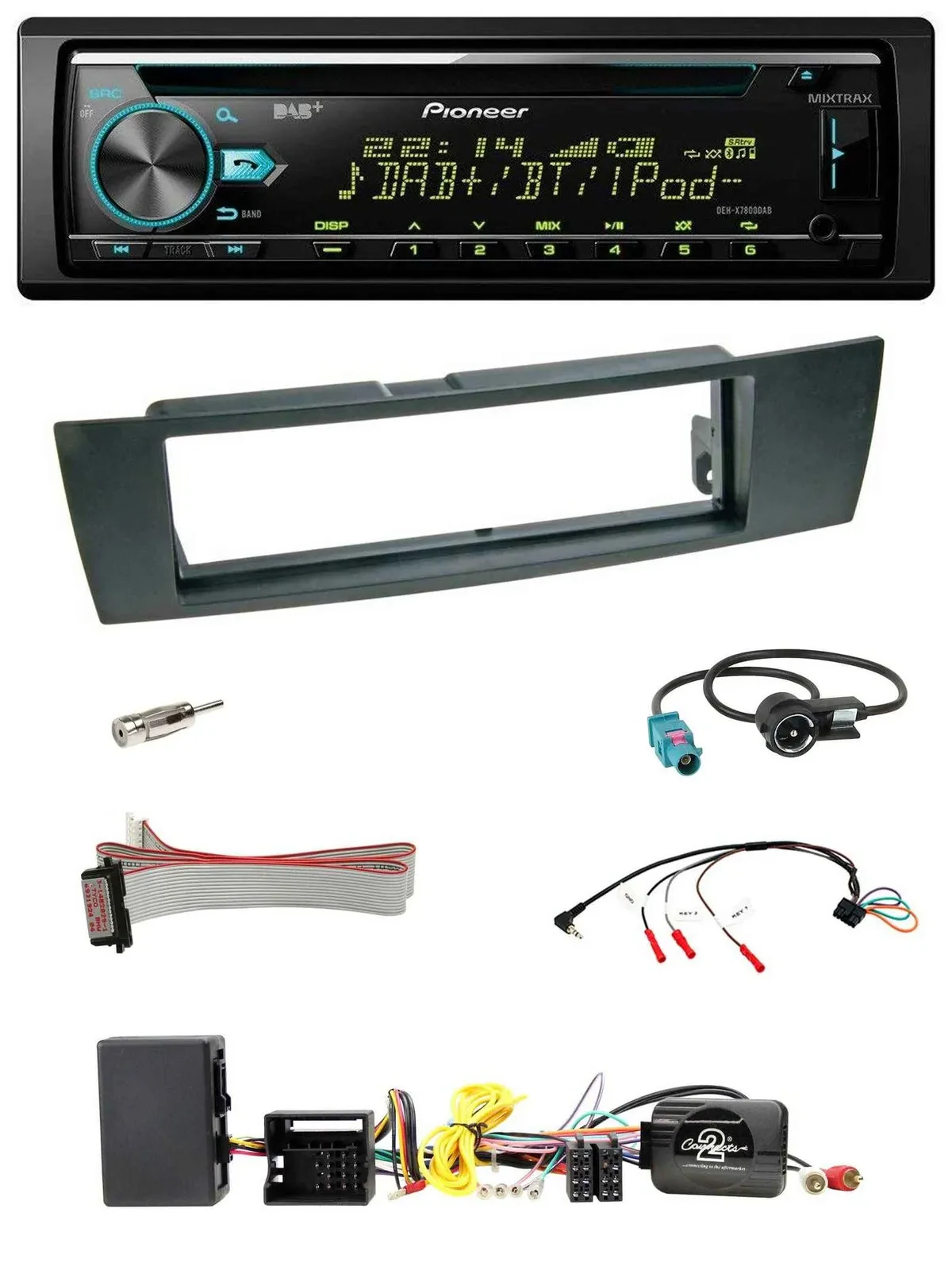 Pioneer DAB Lenkrad CD USB Bluetooth Autoradio für BMW 1er E87 2004-2013 Aktiv