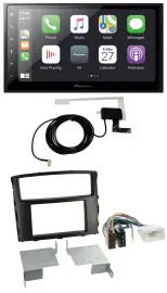 Pioneer USB MP3 2DIN Bluetooth DAB Autoradio für Mitsubishi Pajero Shogun ab 14