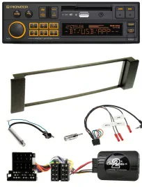 Pioneer DAB Lenkrad USB Bluetooth Autoradio für Audi A3 A6 2000-2004