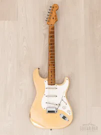 Электрогитара Fender Stratocaster SSS Blonde w/case USA 1956