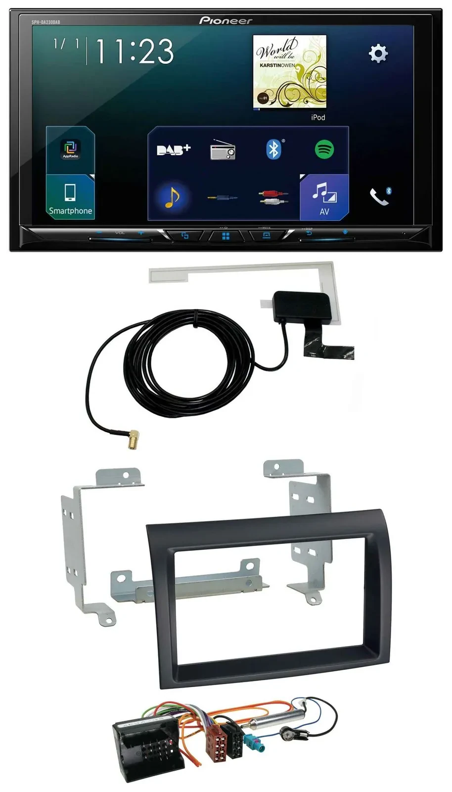 Автомагнитола для Citroen Jumper 2006–2011 Pioneer 2DIN, DAB, USB, MP3, Bluetooth