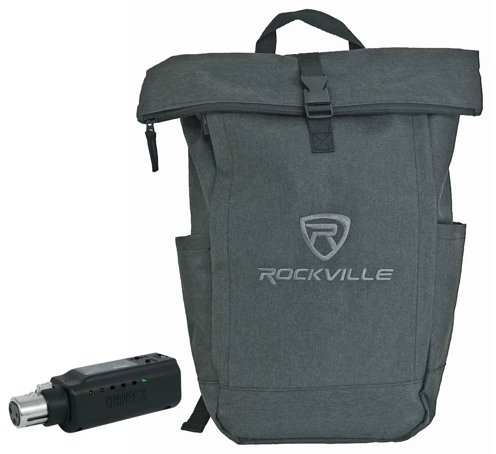 Беспроводной DMX-приемник Chauvet DJ D-Fi XLR RX с рюкзаком, угольно-серый (Charcoal)