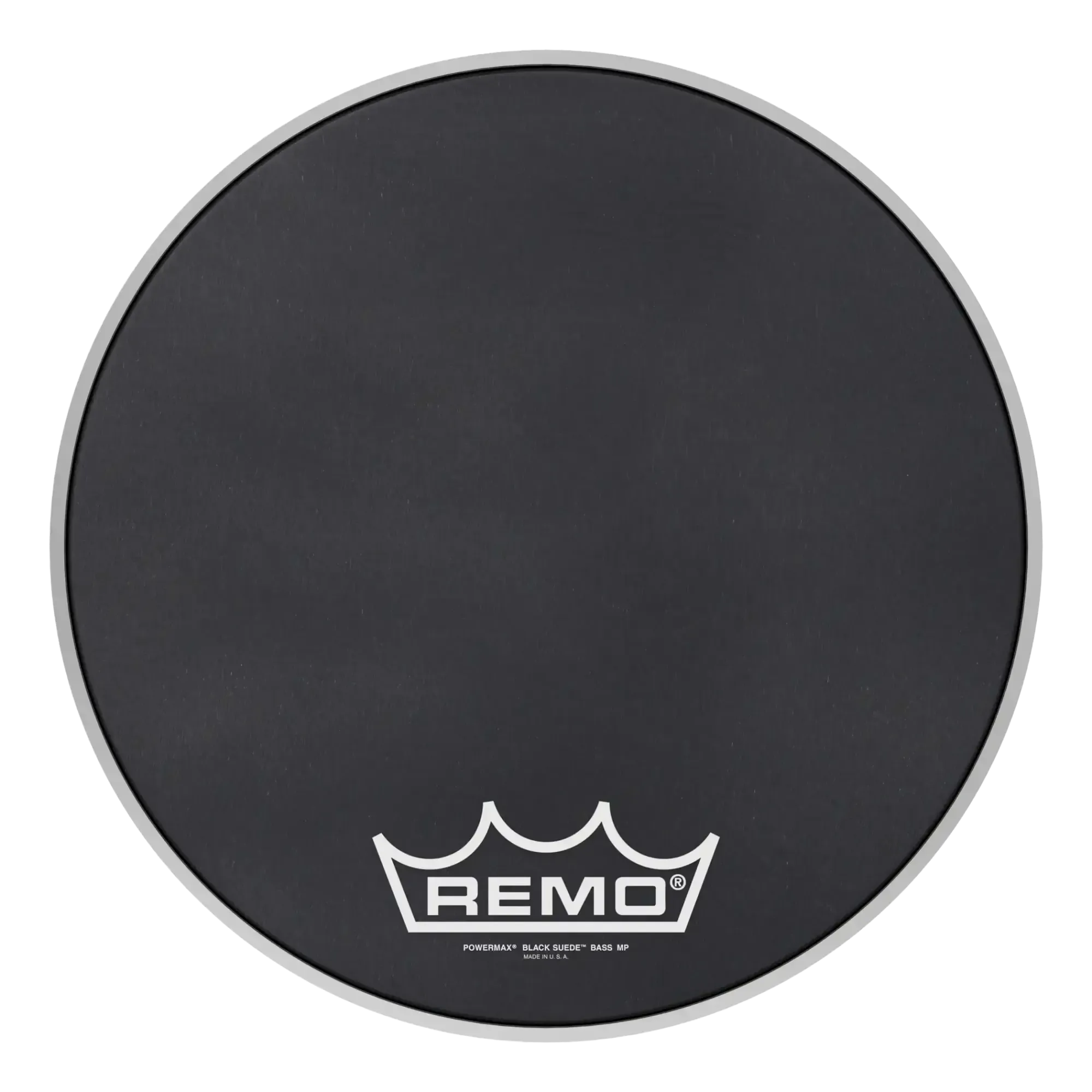 Пластик для барабана Remo 16" Powermax Black Suede Crimplock